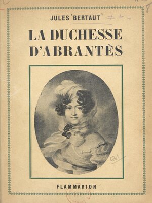 cover image of La duchesse d'Abrantès
